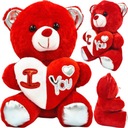 Plyšový medvedík MASKOT I LOVE YOU VALENTINE'S DAY 45cm