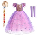 ŠATY Rapunzel OUTFIT ČEPOVANÁ Parochňa 134/140