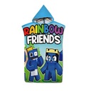 Plážová osuška Rainbow Friends s 3D potlačou