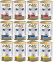 Rafi CAT Mokré krmivo pre mačky MIX SET 12x415g