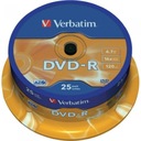 DVD-R VERBATIM CAKE(25) Matt Silver 4,7GB x1