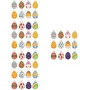 Easter Charms Prívesok na veľkonočné vajíčka Dekorácia 96 ks