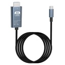 KÁBLOVÝ ADAPTÉR USB-C 3.1 USB C TO HDMI 4K MHL WIREWAY WW410213 1,8 m