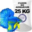 Biely jemný kremenný piesok do akvária 25 KG