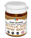 Zlaté farbivo 20 g Metallic Dust Food Colors trblietavý prášok