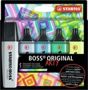 Zvýrazňovač Boss Original Arty 5 studených farieb