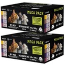 Pet Republic mokré krmivo pre mačky MEGA PACK mix 4 príchutí vrecúška 80x100g