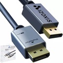 Kábel DisplayPort DP-DP 4K 60Hz Kábel 2m Zosilnený oplet bez zamotania