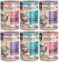 6x400g Village Farm Wet Food pre dospelých zmesi mačiek chutí