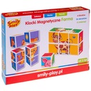 Magnetické bloky puzzle zvieratká