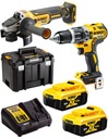 Súprava skrutkovača DeWalt DCD796P2 a brúsky DCG405