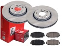 BREMBO PREDNÉ KOTOUČE, DESTIČKY, SCENIC IV ESPACE V 320M