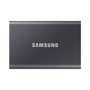 Prenosný SSD disk Samsung T7 500 GB, USB 3.2, sivý