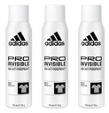 Adidas Pro Invisible antiperspirant 150 ml 3 ks