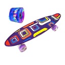 SKATEBOARD FLASHBOARD LED TABULE FLASHBOARD S TRBLIATKYMI KOLESMI