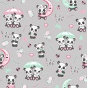 Flanelová obliečka 120x60 Panda SZ