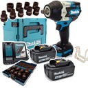 Makita DTW700RTJ akumulátorový rázový uťahovák 18V 700Nm 1/2'' 2x5ah zásuvky