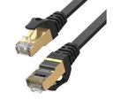 Unitek C1897BK Ethernet Cat.7 plochý internetový kábel 15m Čierny