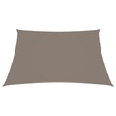 vidaXL Garden Sail Oxford Fabric Square 4x4 M Taupe