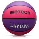 METEOR LAYUP JUNIOR/DÁMSKY BASKETBAL #6 ružová a fialová