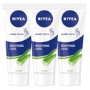 NIVEA Osviežujúci krém na ruky 3*75ml ALOE