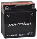 Výkonná 12V 8Ah batéria YTX9A-BS MOTOPOWER