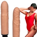 Cyberskin realistický penis vibrátor sex HERMES