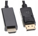 Displayport - HDMI 4K kábel 1,8 m NA DisplayPort