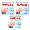 3x detské obrúsky HUGGIES Extra Care Sensitive 168 ks