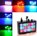 FAREBNÝ STROBOSKOP 12LED REFLEKTOR NA SILVESTRA