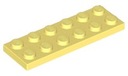 LEGO 3795 TILE 2x6 svetložltá NOVINKA (2g)