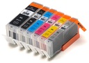 6x atrament CANON PIXMA MG7150 MG7550 MG6350 IP8750 FV