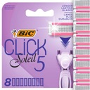 BIC CLICK 5 SET SOLEIL CLIVER NÁPLŇOVKY NÁHRADNÉ ČEPELE x8