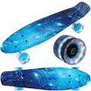 HyperMotion Skateboard Fiszka LED Space Wheels