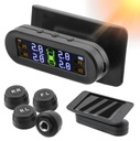 4 SNÍMAČE TLAKU PNEUMATÍK TPMS LCD SOLAR