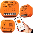 Wi-Fi ovládač pre LED osvetlenie, dvojkanálový 12 V DOUBLE LED 9-30V DC FOX