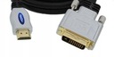 HDMI DVI KÁBEL S VITALCO 24+1 CHROMOVÝMI FILTRAMI 5M