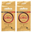 2x MLETÁ KÁVA LAVAZZA QUALITA ORO ZLATÁ ARABICA ZLATÁ ARABIKA ČIERNA 500G