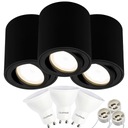 3x svietidlo HALOGEN SPOT TUBE + LED GU10 na povrch