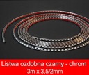 Ozdobná lišta na okraje auta 3m x 3,5/2mm