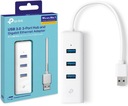 Sieťový adaptér USB 3.0 TP-Link UE330 Ethernet HUB