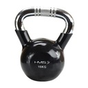 KETTLEBELL LIATIA CHROMOVÁ Vrúbkovaná HMS 16 KG