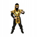 Kostým Ninja Karneval Ninjago Gold 134/140