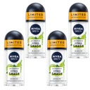 NIVEA MEN CITRUS SMASH Antiperspirant roll-on 4 ks