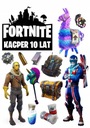 Potlač fondánu na tortu Fortnite Name Age