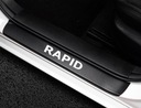 Škoda Rapid - Ochranné nálepky na prahy dverí