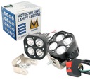 MOTOCYKLOVÉ HALOGÉNOVÉ LED CREE 125W 5000LM VÝbojky