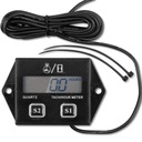 POČÍTADLO PREVÁDZKOVÝCH HODÍN MOTORA 12V/24V TACHOMETER