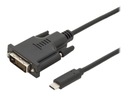 ASSMANN USB Type-C adaptérový kábel Type-C na DVI