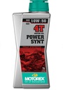 MOTOREX POWER SYNT 4T 10W50 1L MOTOROVÝ OLEJ SYNT